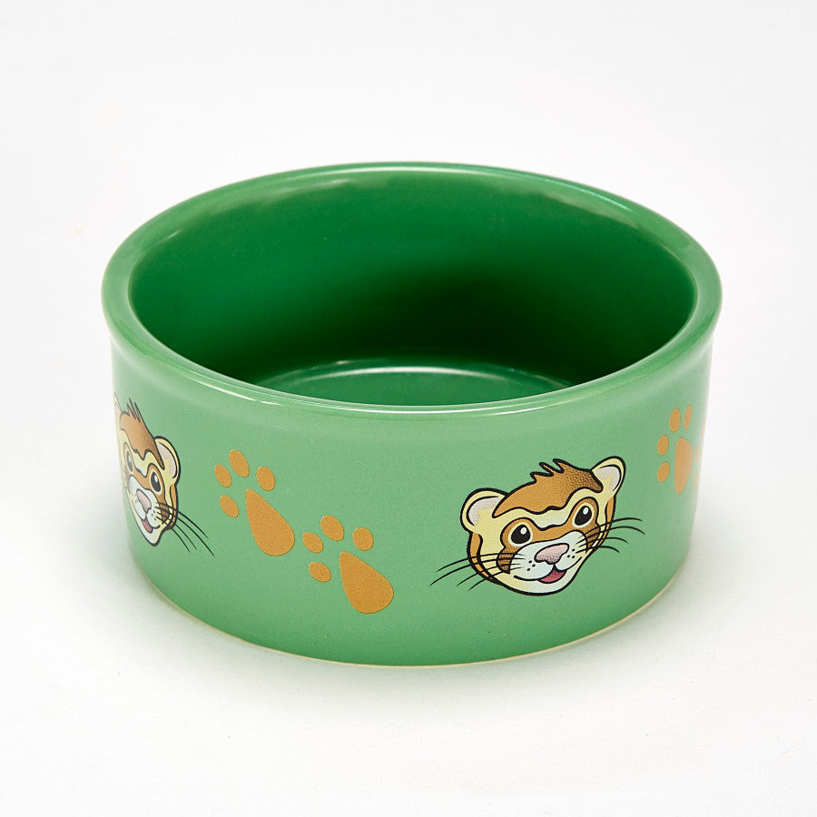 Kaytee Paw-Print PetWare Bowl, Ferret, Colors Vary