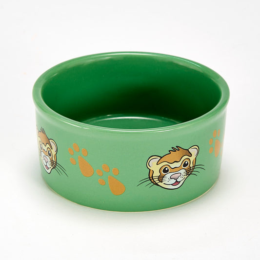 Kaytee Paw-Print PetWare Bowl, Ferret, Colors Vary